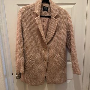 Pink Tweed Jacket by A&F